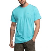 Daytona 73 - Tee-shirt Coupe Droite Daytona En Coton Bleu Ciel Avec Une Petite écriture Ton Sur Ton - Ciel