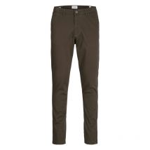 Premium By Jack & Jones - Pantalon Premium Marco Bowie Coton Marron - Marron