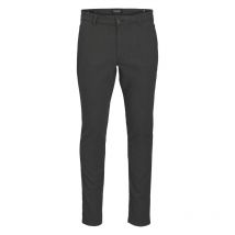 Premium By Jack & Jones - Pantalon Premium Marco Bowie Coton Anthracite Motifs Chevrons - Anthracite