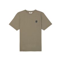 Garcia - T-shirt Garcia Coton Avec Manches Courtes Et Col Rond Kaki - Kaki