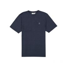 Garcia - T-shirt Garcia Coton Avec Manches Courtes Et Col Rond Marine - Marine