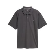 Tom Tailor + - Polo Tom Tailor + Coton Avec Manches Courtes Et Col à Revers Anthracite - Anthracite