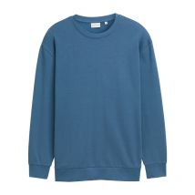 Tom Tailor + - Sweat Tom Tailor + Coton Mélangé Et Col Rond Bleu - Bleu