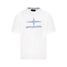 Project X - T-shirt Project X Avec Manches Courtes Et Col Rond Blanc Brodé - Blanc
