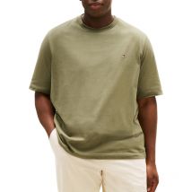 Tommy Hilfiger Big &tall - T-shirt Tommy Hilfiger Big & Tall Coton Avec Manches Courtes Et Col Rond Vert - Vert