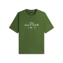 Tommy Hilfiger Big &tall - T-shirt Tommy Hilfiger Big & Tall Coton Avec Manches Courtes Et Col Rond Vert - Vert
