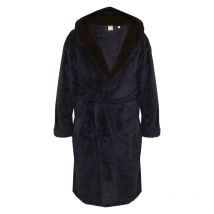 Duke - Robe De Chambre Duke Bleu Marine à Capuche -