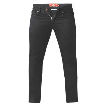 Duke - Jean Duke Claude En Coton Noir Coupe Tapered Stretch -