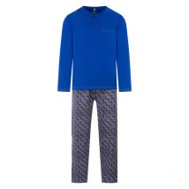 Christian Cane - Pyjama Christian Cane Ilario 100% Coton Bleu -