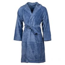 Vossen - Peignoir De Bain Texas Vossen En Coton Bleu -