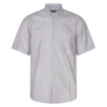 Bo - Chemise Manches Courtes Et Col Boutonné Bande Originale En Coton Blanche - Blanche