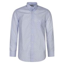 Bo - Chemise Avec Manches Longues Et Col Boutonné Bande Originale En Coton Mélangé Ciel - Ciel