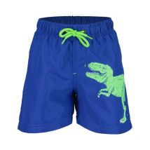 Blue Seven - Short De Bain Blue Seven Bleu électrique Avec Un Imrpmé Dinosaure Vert - Bleu électrique