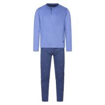 Guasch - Pyjama à Motifs Guasch En Coton Bleu -