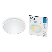 Wiz Plafonnier intelligent 22W RD 27-65K TW - Blanc Plastique Blanc