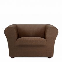 Eysa Housse de fauteuil Eysa PREMIUM JAZ Marron 110 x 100 x 130 cm