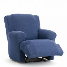 Eysa Housse de fauteuil Eysa PREMIUM JAZ Bleu 80 x 120 x 110 cm