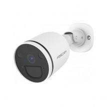 Foscam S41-W Caméra Réseau Connectée 12W Sans Fil Câble Electrique Vision Nocturn Détection de Personne AI WiFi 110dB Blanc