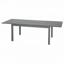 Hesperide Table de jardin extensible Azua - Aluminium - 10 Personnes - Gris graphite  Gris