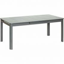 Jardiline Table de jardin Milos extensible en aluminium pour 8/10 personnes  Anthracite