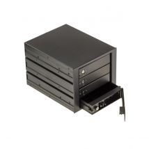 Kalea-Informatique Boitier Baie 5.25 pour 4 disques SATA. Tiroir Caddie Hot Plug