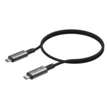 Linq LinQ Câble USB4 USB-C vers USB-C PRO - 1m Noir  Noir