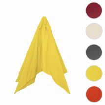 Mendler Toile de rechange pour parasol Florida 3x4m, Toile de rechange pour parasol, polyester ~ jaune