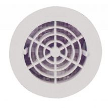 Nicoll Grille de ventilation intérieures Ø 125 mm - à fermeture FATM pour tubes PVC et gaines