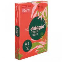 Rey Ramette papier couleur Rey Adagio couleurs intenses A3 80 gr - 500 feuilles - rouge vif