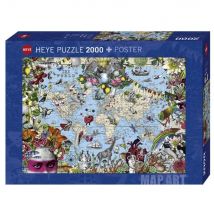 Heye Puzzle 2000 Pièces : Quirky World