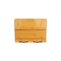 Wewoo Tablette en bois serre-livres livre de cuisine manuels document support de bambou pliabletype tableau légermoyen