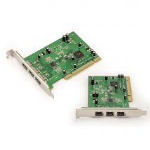 Kalea-Informatique Carte Controleur FireWire 800 IEEE1394B sur port PCI - 3 PORTS - Chipset TI SN082AA2