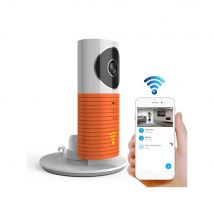 Wewoo Activer automatiquement la caméra IP intelligente de maison intelligente de capteur de lumière sans fil Wifi, Prise en charge vidéo et capture instantanée et détection infrarouge, (Orange)