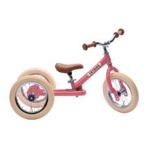 TryBike Steel 2 in 1 Balance Trike/Bike - Vintage Pink