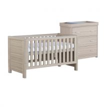 Babymore Luno Room Set 2 Piece - Cot Bed & Chest - Oak
