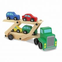 Melissa & Doug Car Transporter with Toy Cars