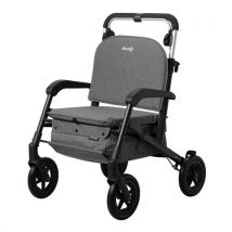 Playcare Care Lux Walking Aid with Cart & Seat - Grey