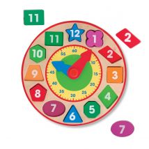 Melissa & Doug Shape Sorting Educational Clock