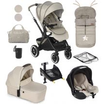 Jane Crosslight + Micro Pro + Koos iSize, 10 Piece Travel System Bundle - Sand / Desert