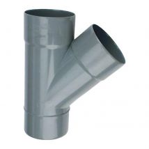 Culotte Mâle / Femelle simple PVC - 45° - Diamètre 125 mm