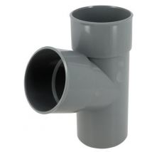 Culotte Mâle / Femelle simple PVC - 67°30 - Diamètre 80 mm