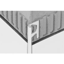 Profilé de finition pour revêtements muraux JOLLY P - Noir graphite - Hauteur 10 mm - Lg 2.5 M