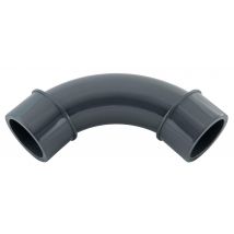 Courbe 90° injectée femelle à coller - Diamètre: 63 mm