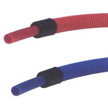 Tube PER prégainé - Ø 16 x 1,5 tube prégainé bleu - la couronne de 25 m