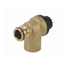 Soupape de sécurité 3 bars - Coloris: laiton et noir