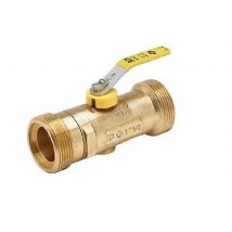 Robinet de chaufferie JPG double mâle - Ø G1"