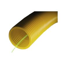 Gaine jaune pour protection des conduites de gaz. JANOFLEX - Diamètre: 63 mm - Longueur couronne: 50 m