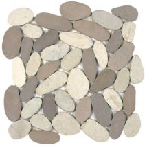 Série GALET SCIE - 30 x 30 GALET SCIE Blanc Beige XL