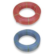 Tube PER PEX-b nu - Ø 12X10mm - couronne 120 ML - rouge