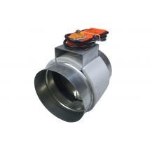 Registre motorisé avec servomoteur prêt-à-poser - Ø 200 mm - 230 V